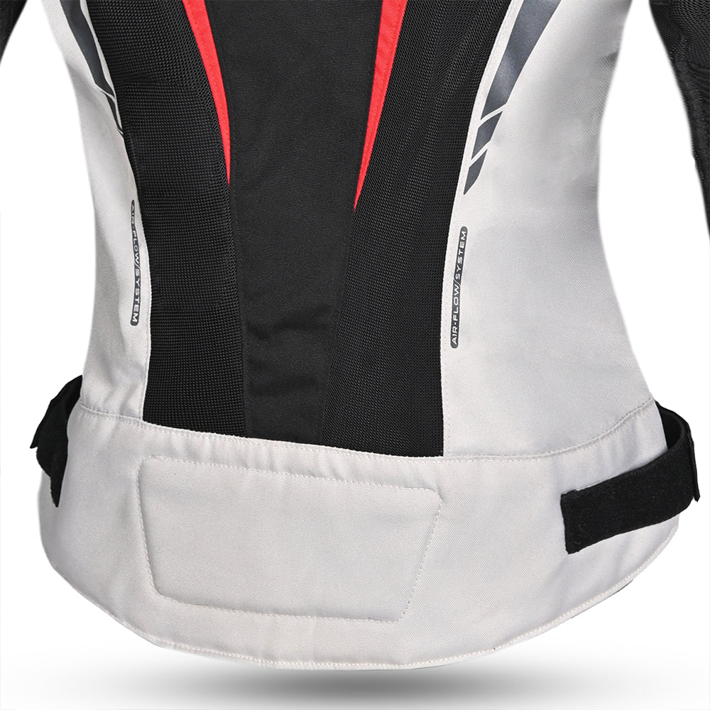 BELA Sprinter Lady Motorcycle Textile Jacket Black/Ice/Red