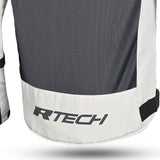 R Tech Spiral Mesh Motorcycle Jacket Ice/Grey/Yellow Flour