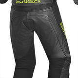 SHUA Infinity 2.0 1 PC Motorcycle Racing Leather Suit Black Yellow Flouro 