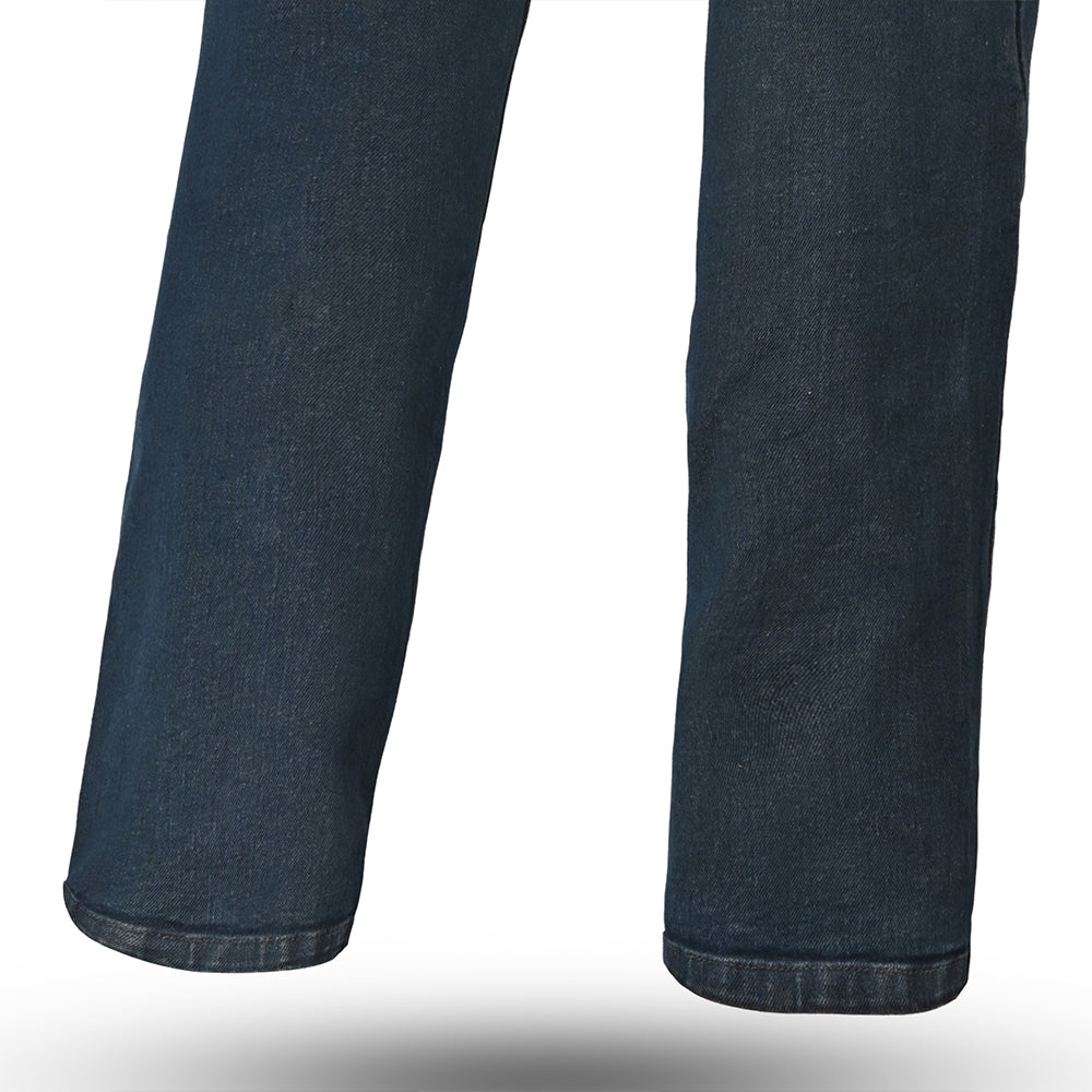 BELA KEVIN MEN MOTORCYCLE DENIM JEANS 32L DIRTY BLUE