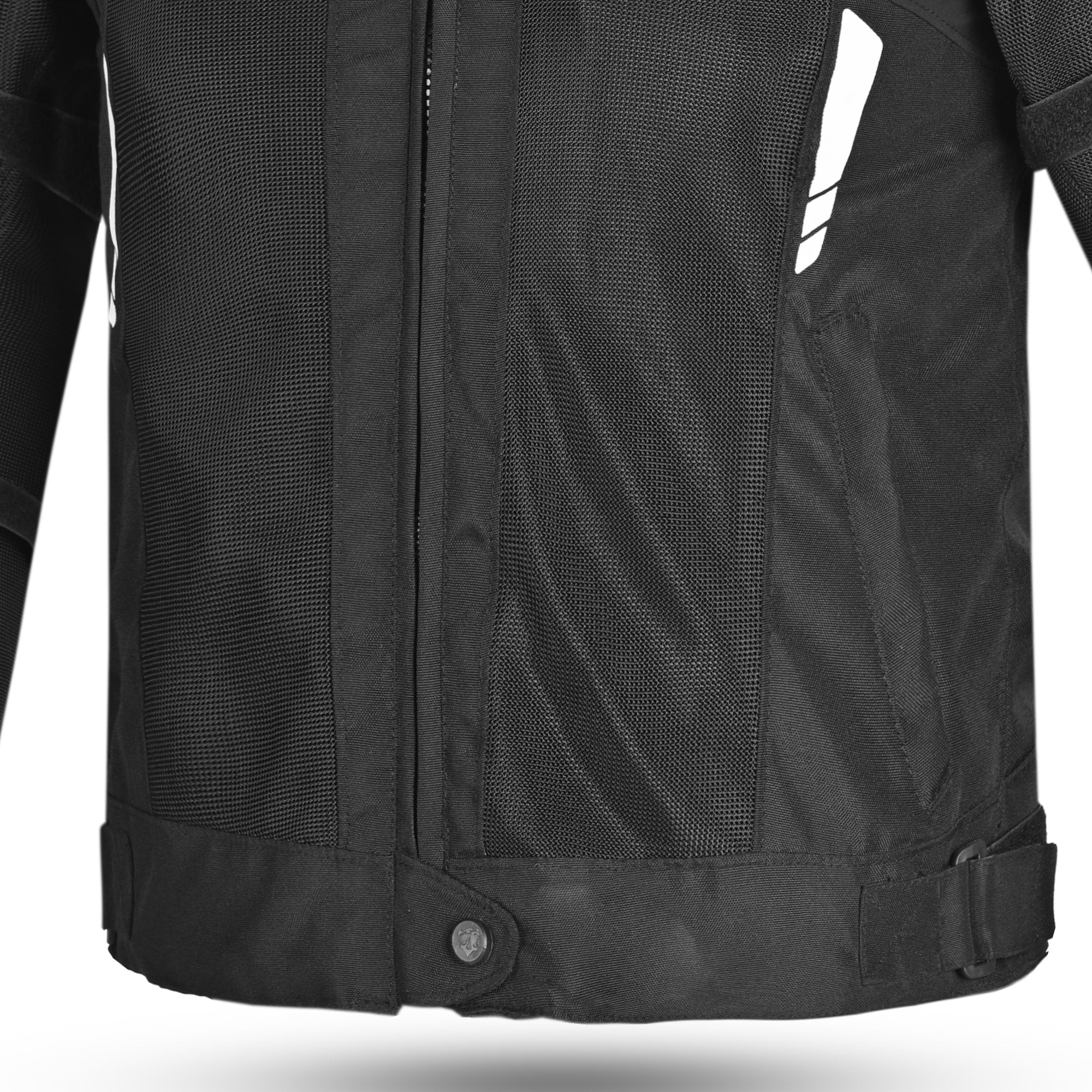 BELA Sprinter Textile Motorbike Jacket Black/White/Grey