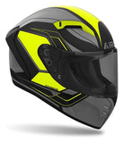  AIROH - CONNOR ACHIEVE Yellow MATT Motorcycle Racing Sport Helmet
