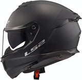 LS2 FF808 STREAM FULL FACE HELMETS MATT BLACK-06 