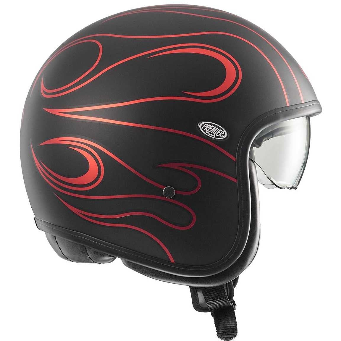  PREMIER - VINT HELMET. FR RED CHROM BM - SECURTEX MOTOR SL (t/a MaximoMoto)