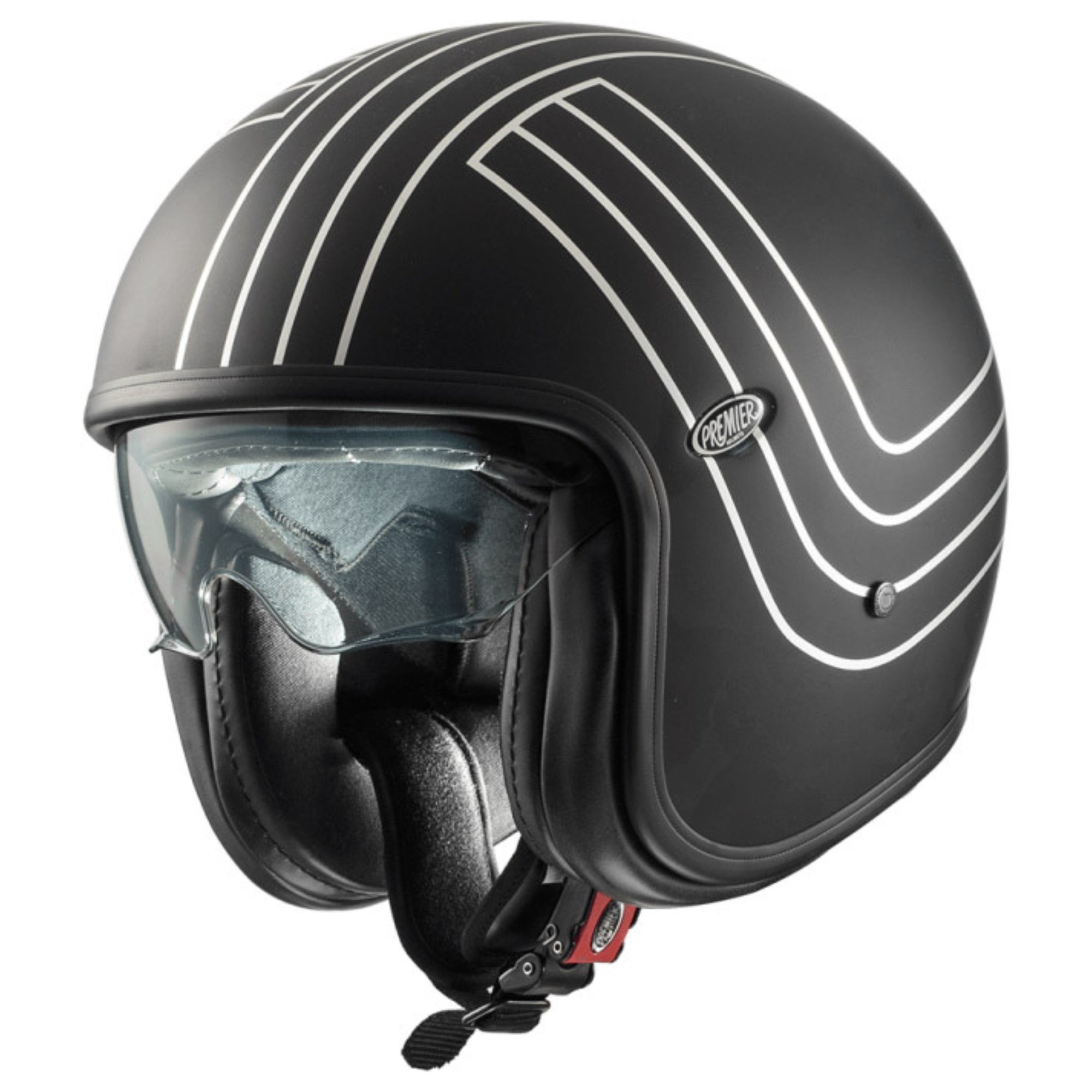  PREMIER - VINT HELMET. EX SILVER CHROM BM - SECURTEX MOTOR SL (t/a MaximoMoto)