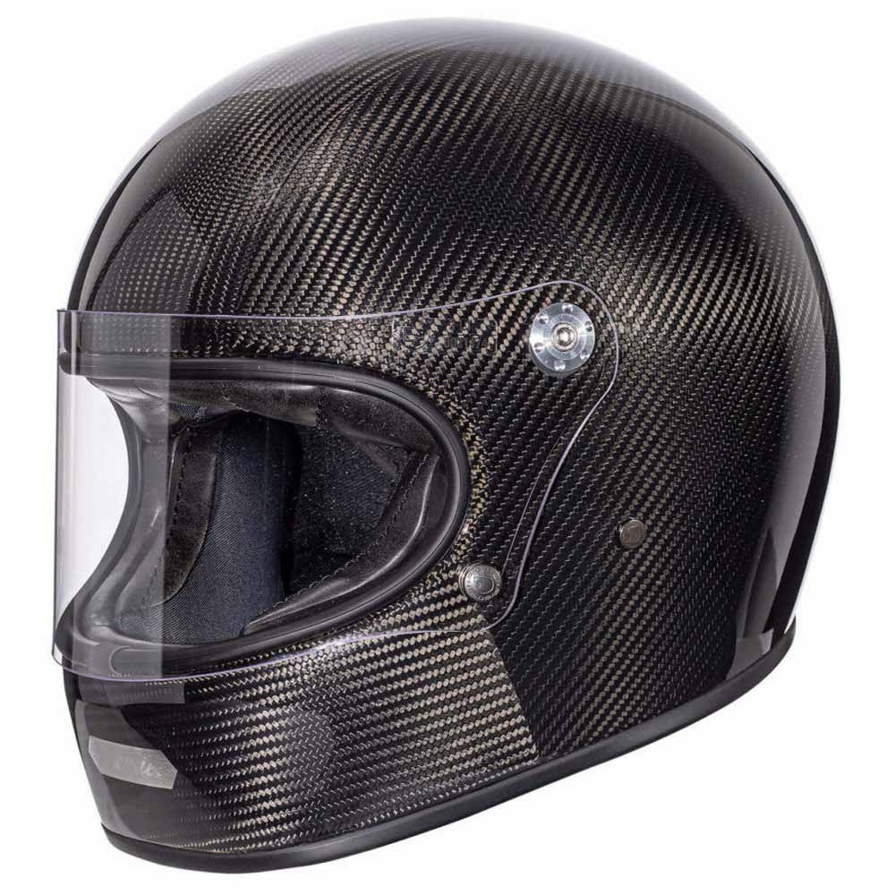  Premier TROPHY CARBON Full Face Motorcycle Touring Helmet Black