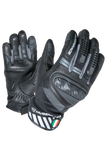 MUGENRACE HAI-KO CORTOS Moto Guantes Negro Gris