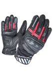 MUGENRACE HAI-KO CORTOS Moto Guantes Negro Rojo