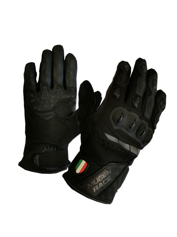 MugenRace G-MNR-2069 Mia Cortos Moto Guantes Negro