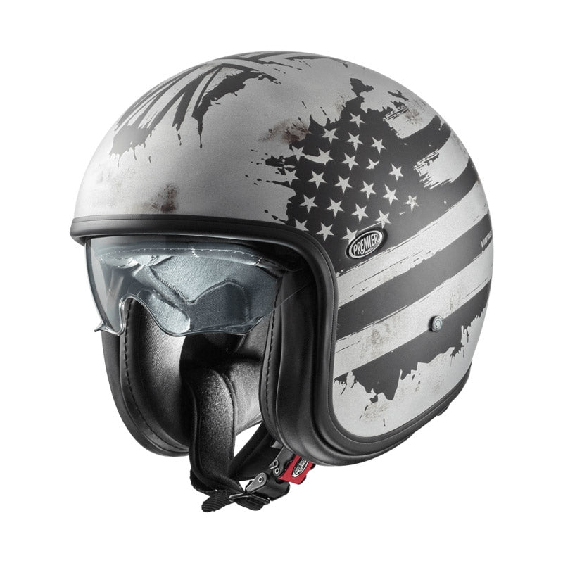  PREMIER - VINT HELMET. NT OLD STYLE SILV BM - SECURTEX MOTOR SL (t/a MaximoMoto)