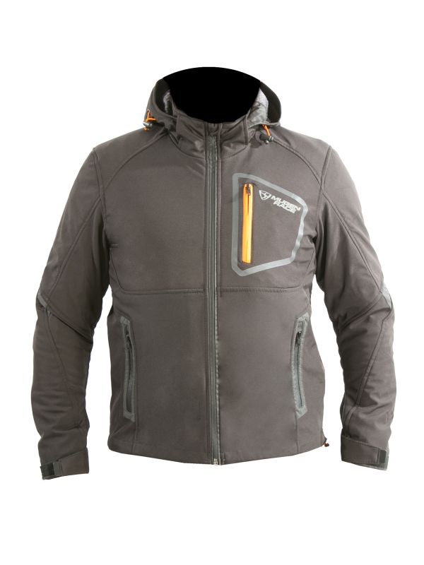MUGENRACE LUC Moto caparazón Chaqueta Negra Naranja
