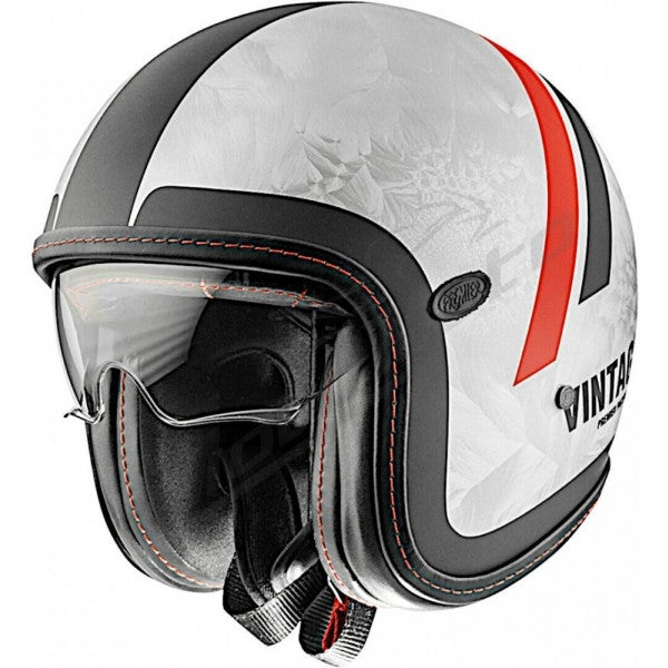 PREMIER HELMET VINT.PLATIN ED.DR DO92BM red stitching jet scooter open face scooter helmet BM