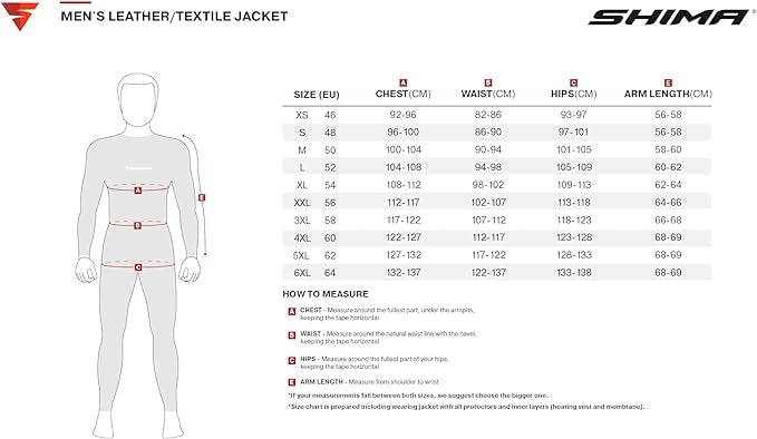 SHIMA WINCHESTER 2.0 MEN JACKET BLK - SECURTEX MOTOR S.L (t/a MaximoMoto)