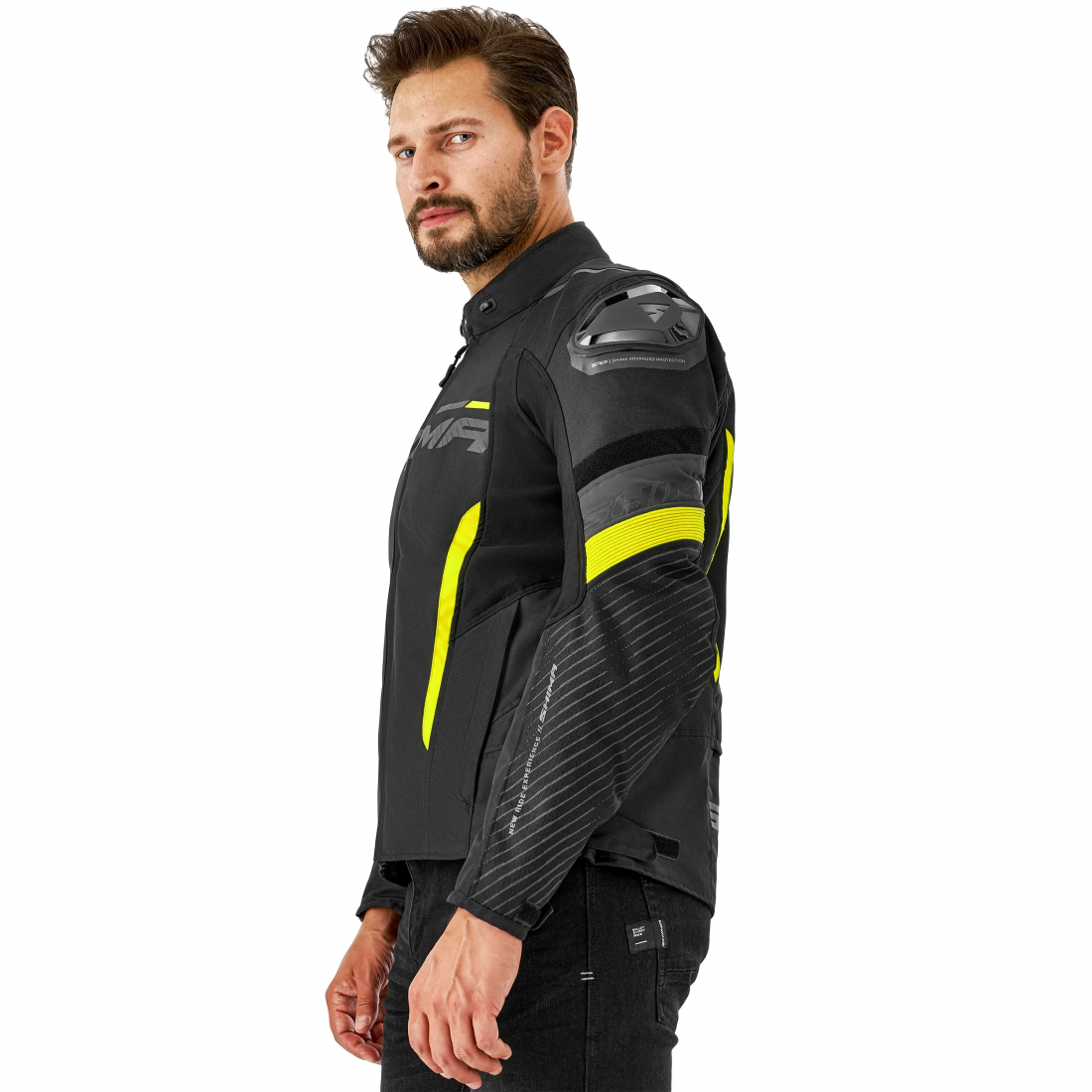 SHIMA SOLID 2.0 MEN'S MOTORCYCLE JACKET FLUO
