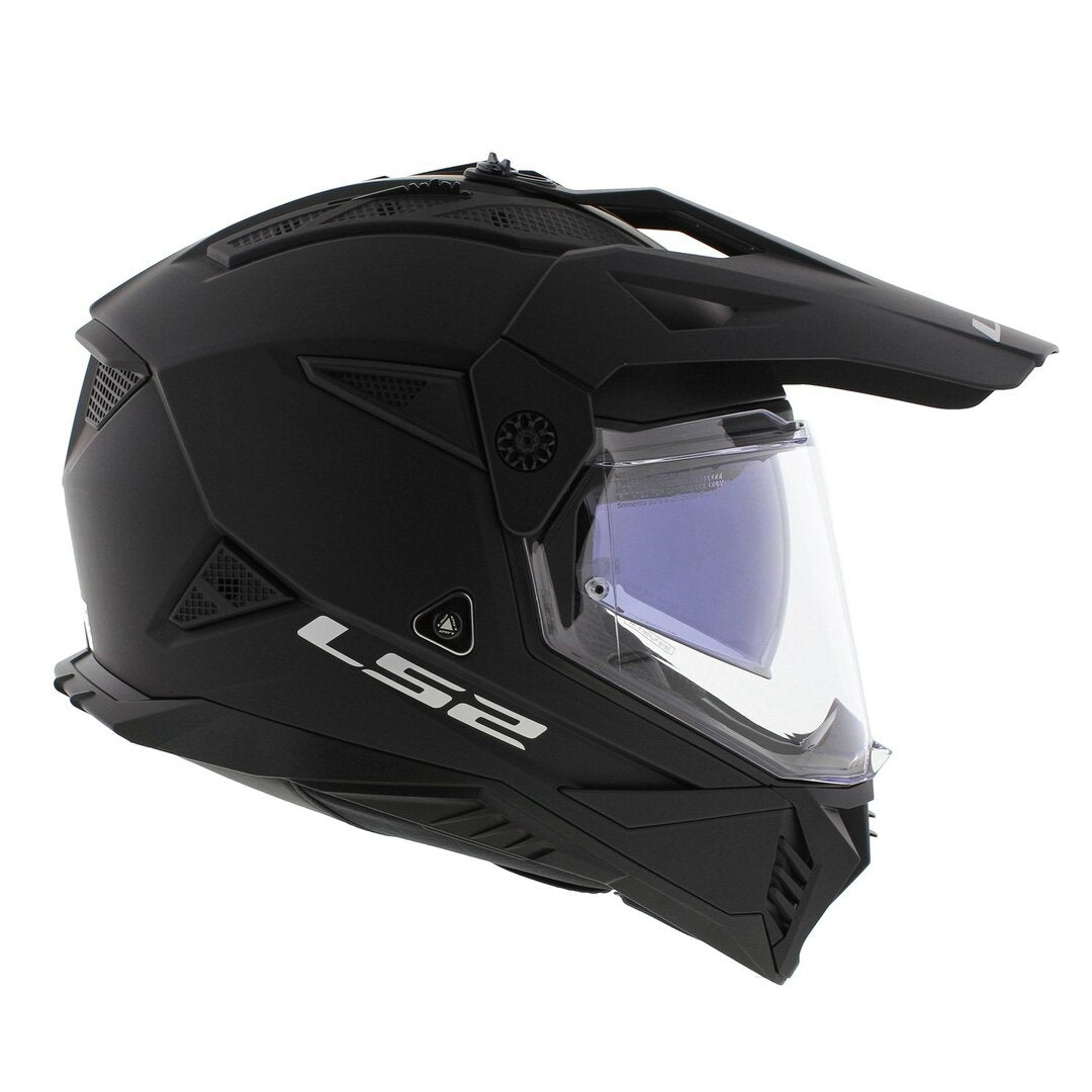 LS2 MX702 PIONEER II ADVENTURE MOTORCYCLE HELMET MATT BLACK
