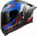 LS2 FF807 Dragon Trax Touting Motorcycle Full Face Helmet Blue Red