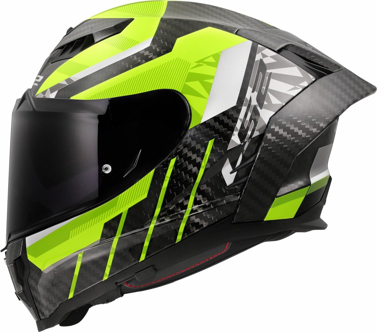 LS2 FF807 Dragon Trax Sport Touring Motorcycle Helmet Hi-Vis Yellow
