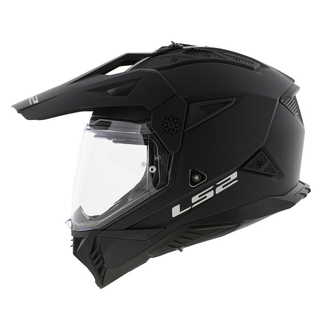 LS2 MX702 PIONEER II ADVENTURE MOTORCYCLE HELMET MATT BLACK