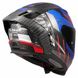 LS2 FF807 Dragon Trax Touting Motorcycle Full Face Helmet Blue Red