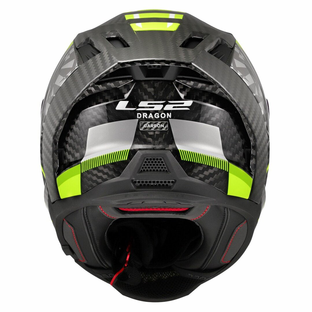 LS2 FF807 Dragon Trax Sport Touring Motorcycle Helmet Hi-Vis Yellow