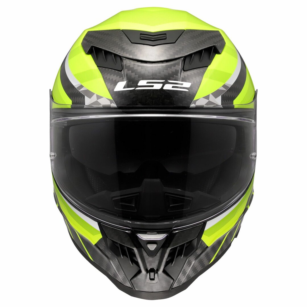 LS2 FF807 Dragon Trax Sport Touring Motorcycle Helmet Hi-Vis Yellow