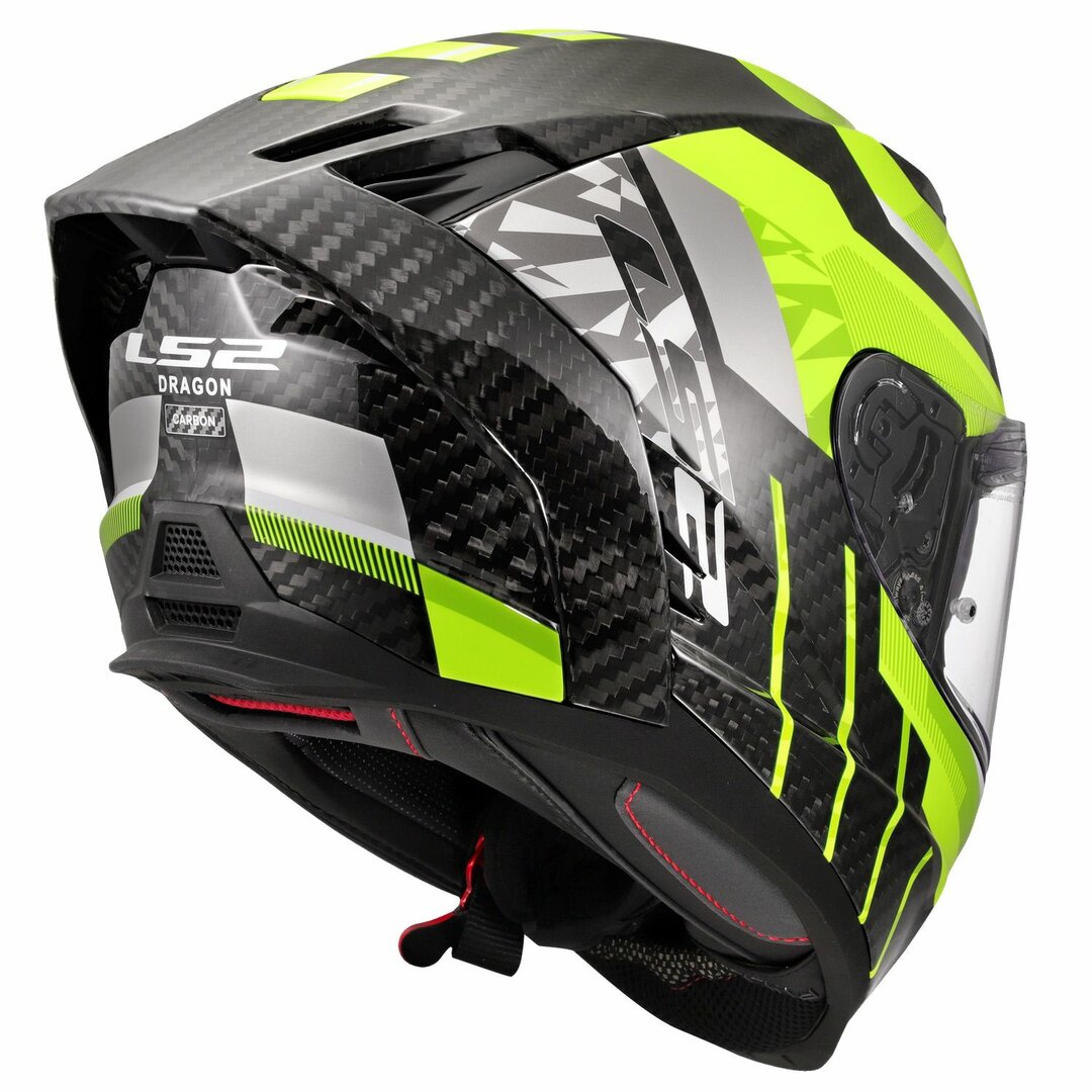 LS2 FF807 Dragon Trax Sport Touring Motorcycle Helmet Hi-Vis Yellow