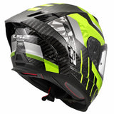 LS2 FF807 Dragon Trax Sport Touring Motorcycle Helmet Hi-Vis Yellow