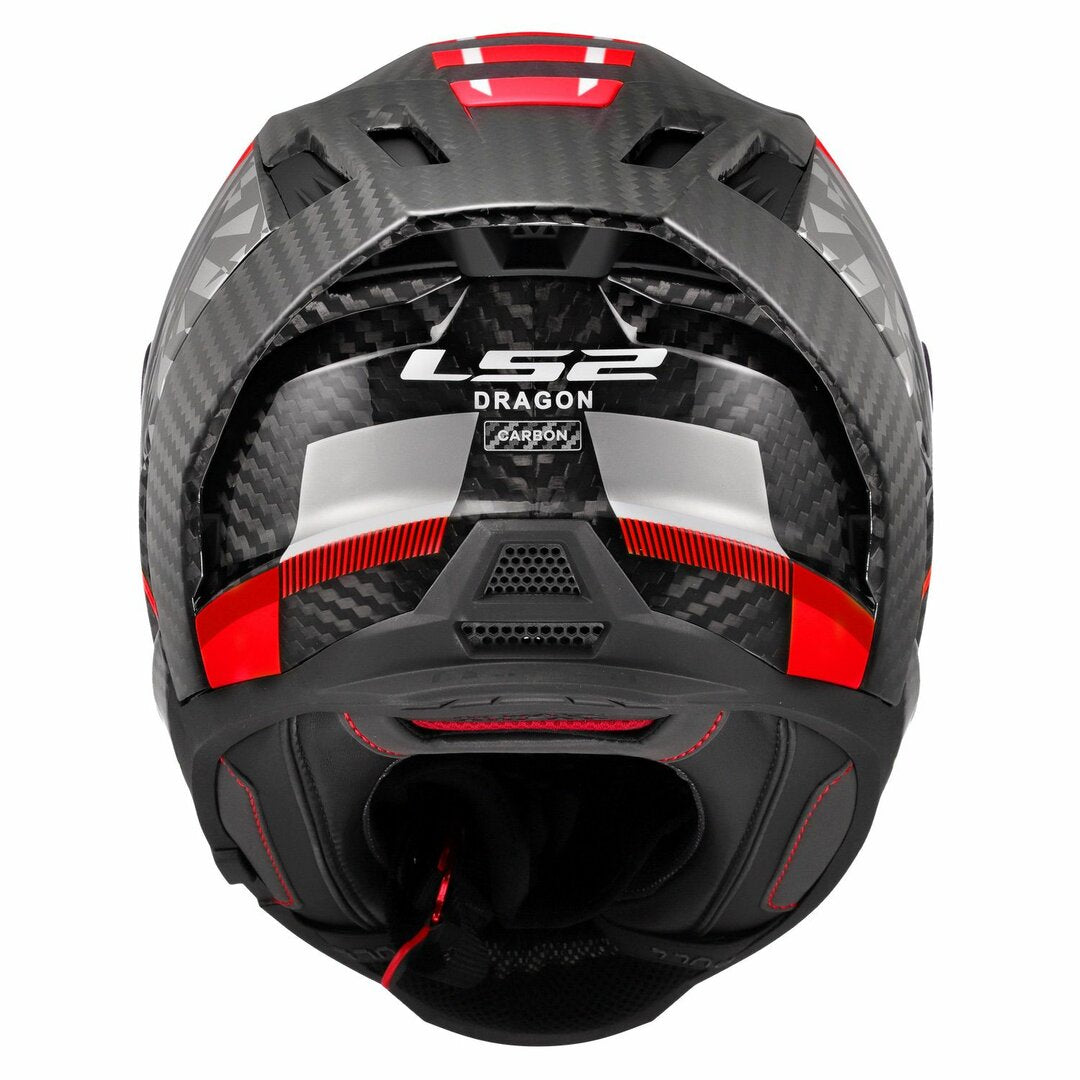 LS2 FF807 Dragon Trax Sports Motorcycle Full Face Helmets Red