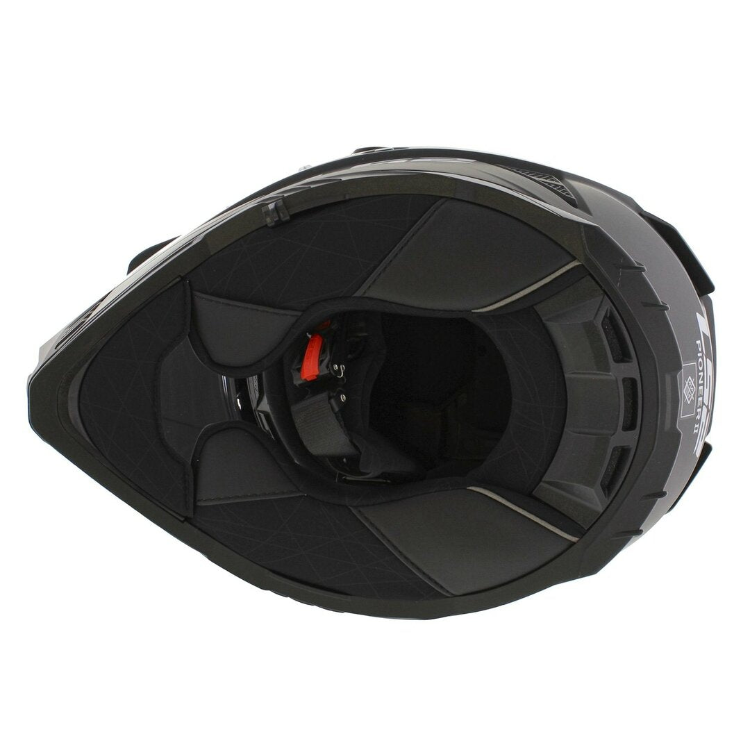 LS2 MX702 PIONEER II ADVENTURE MOTORCYCLE HELMET MATT BLACK