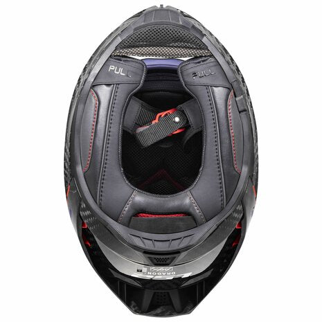 LS2 FF807 Dragon Full Face Motorcycle Helmet Matt Carbon