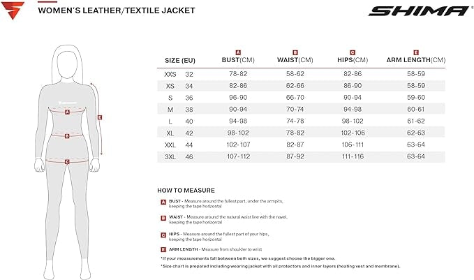 SHIMA HERO 2.0 LADY JACKET BLK - SECURTEX MOTOR S.L (t/a MaximoMoto)