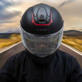  CGM - 360G KAD RIDE Nero Rosso opaque - SECURTEX MOTOR SL (t/a MaximoMoto)