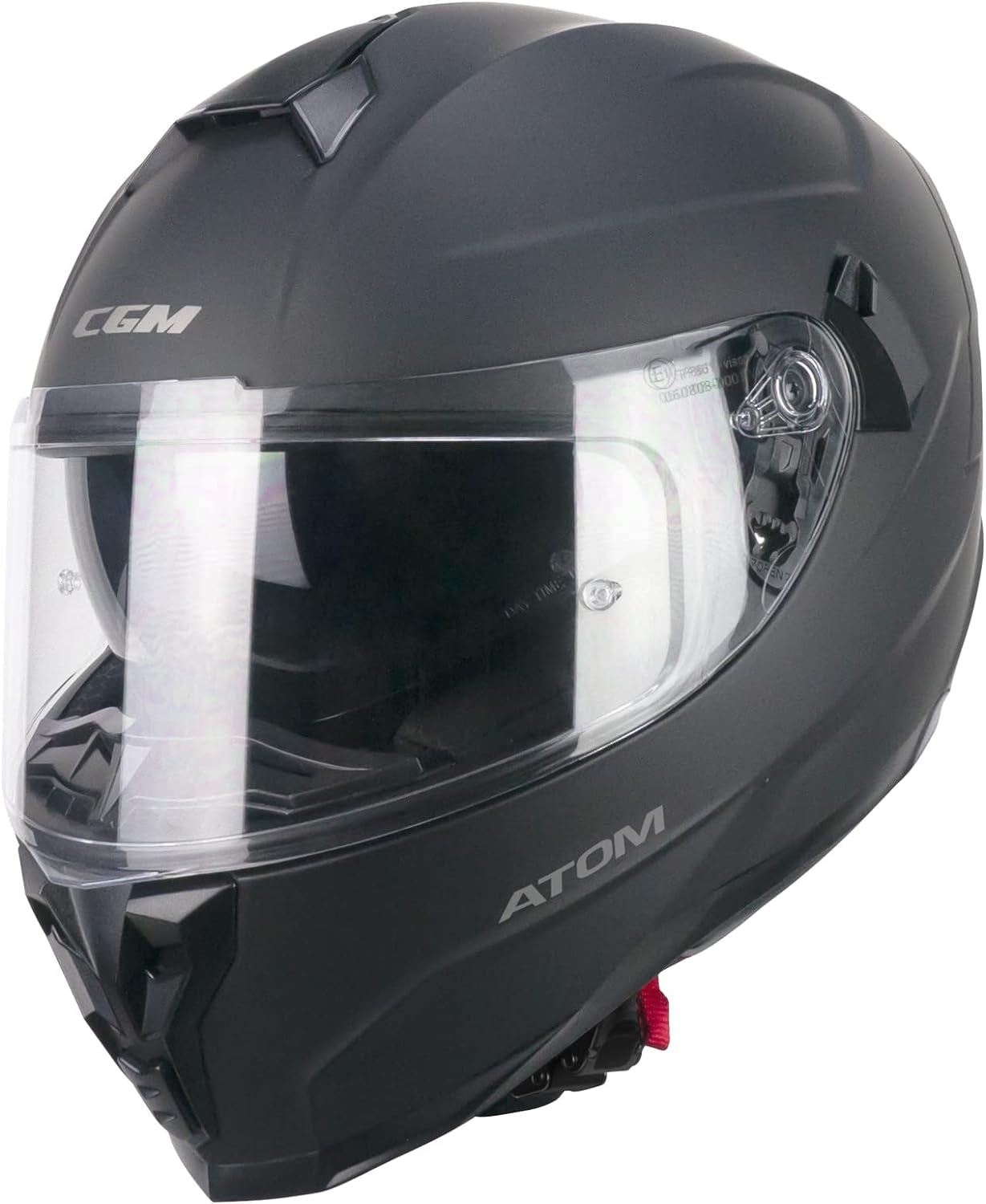  CGM - 321A ATOM MONO Opaque Nero - SECURTEX MOTOR SL (t/a MaximoMoto)