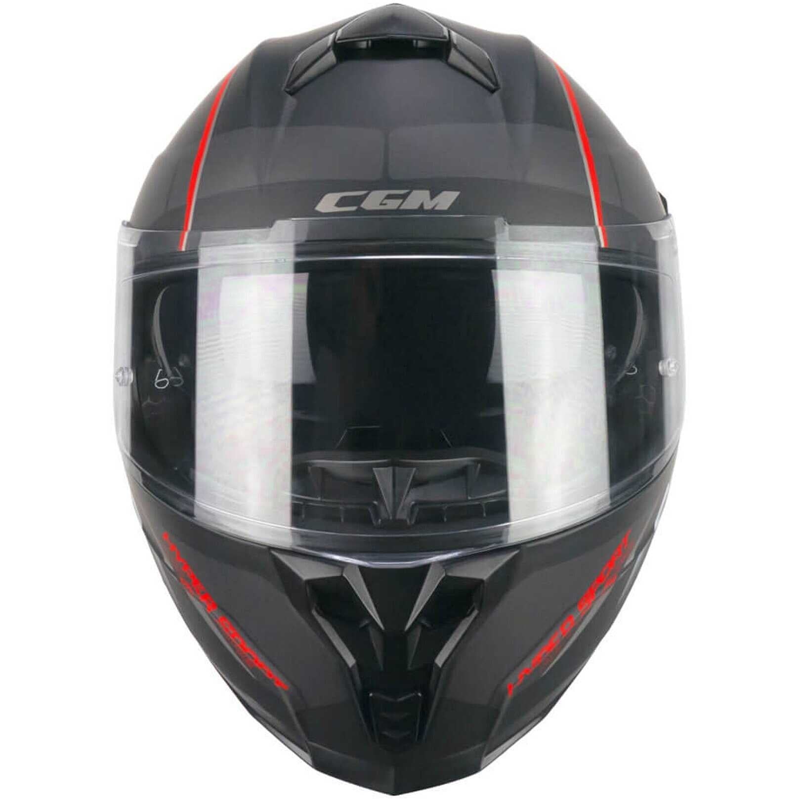  CGM - 321G ATOM SPORT Nero Rosso opaque - SECURTEX MOTOR SL (t/a MaximoMoto)
