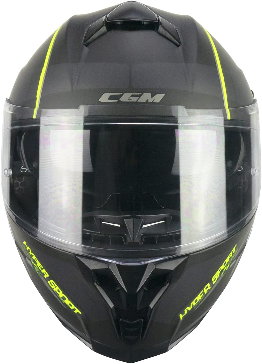  CGM - 321G ATOM SPORT Grafite Giallo fluo opaque - SECURTEX MOTOR SL (t/a MaximoMoto)