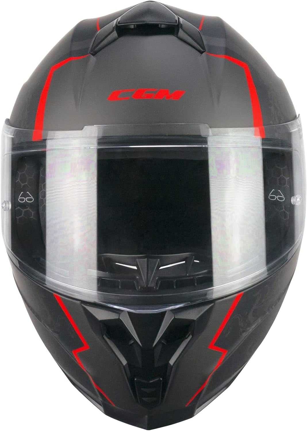  CGM - 320G NEUTRON BAD-B Nero Rosso opaque - SECURTEX MOTOR SL (t/a MaximoMoto)