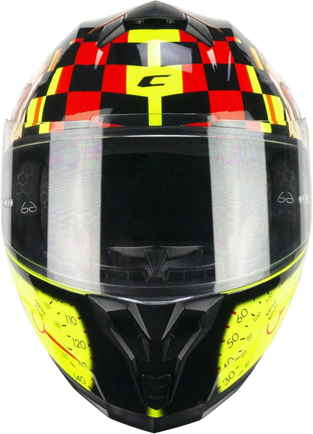  CGM - 320S NEUTRON N2O Nero Giallo fluo Rosso - SECURTEX MOTOR SL (t/a MaximoMoto)