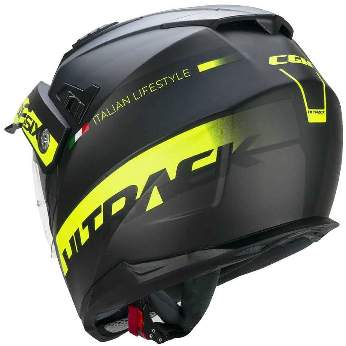 CGM - 666S TWIN HITRACK Nero Giallo fluo opaco - SECURTEX MOTOR S.L (t/a MaximoMoto)