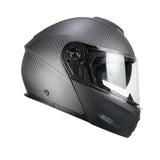 CGM 560A MAD MONO CARBONO CASCO MODULAR NERO OPACO