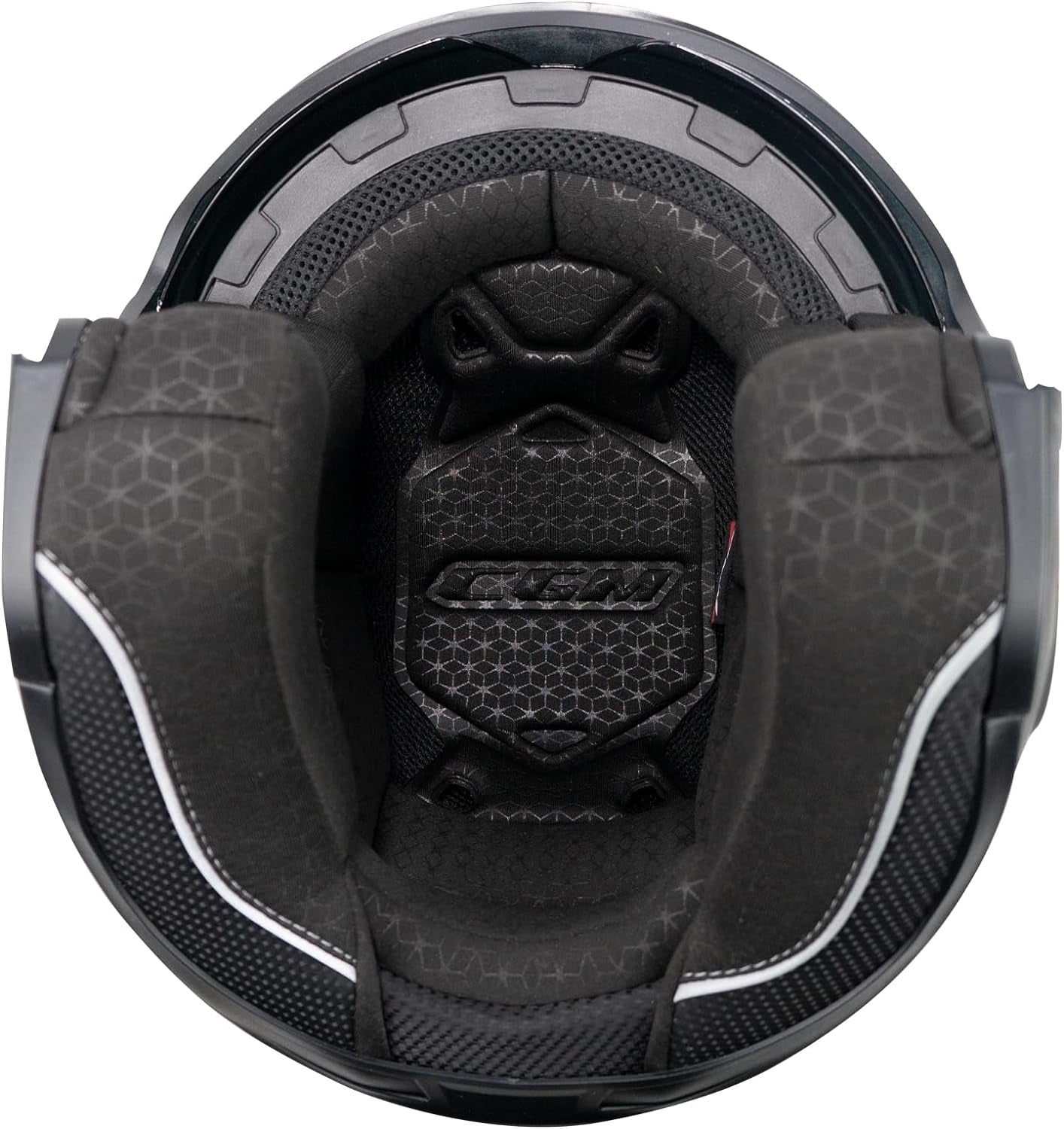 CGM 160A JAD MONO CASCO MOTO ABATIBLES NERO OPACO 