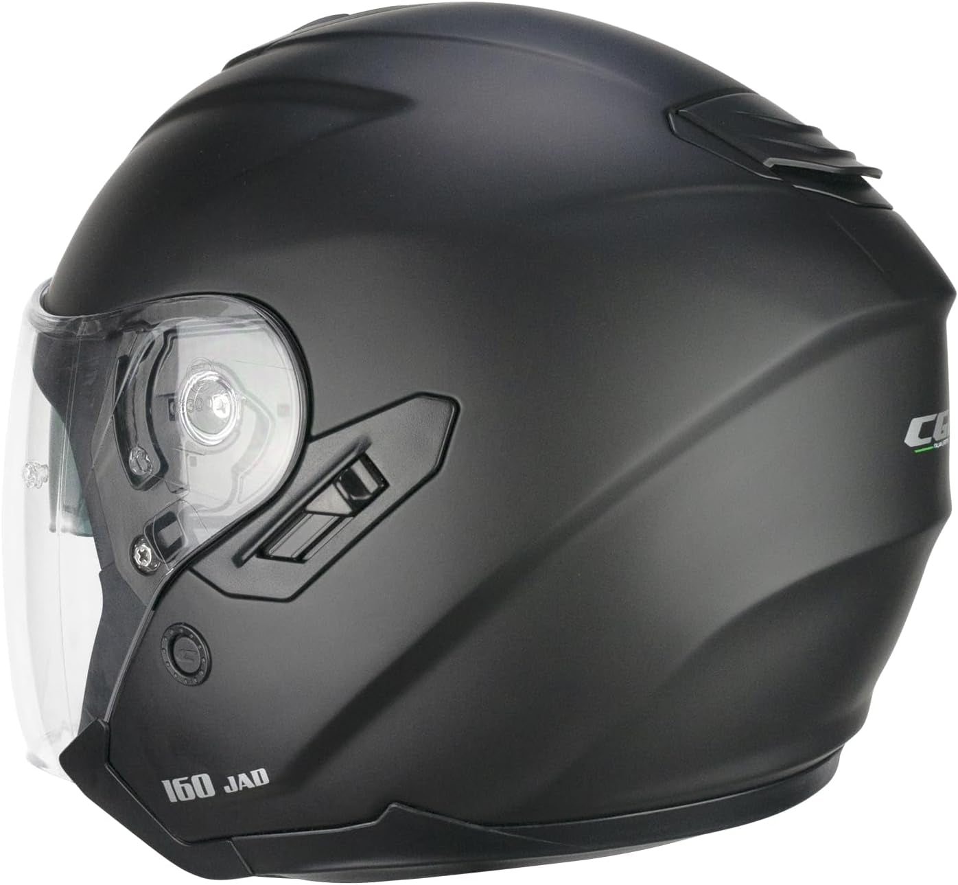 CGM 160A JAD MONO CASCO MOTO ABATIBLES NERO OPACO 