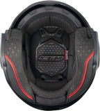 CGM 160G JAD RIDE JET CASCO MOTO NERO ROSSO OPACO