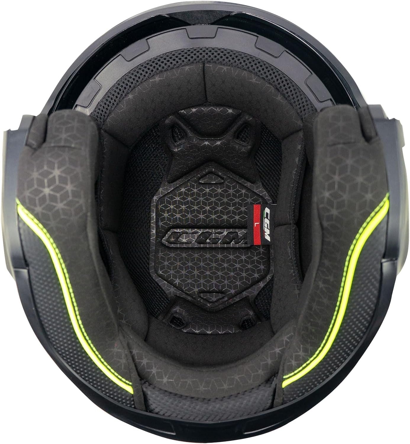 CGM 160G JAD RIDE JET CASCO MOTO GRAFITE GIALLO FLUO OPACO