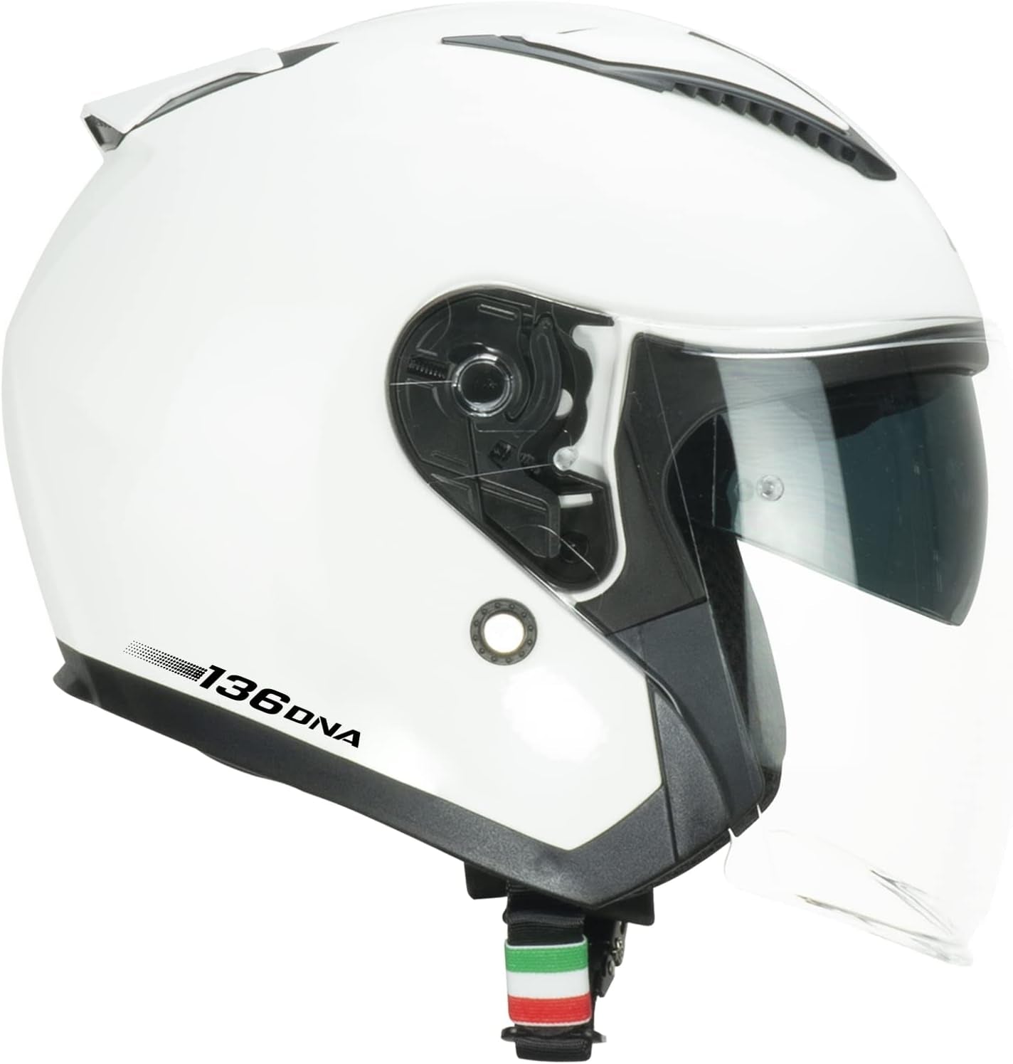  Touring Helmet 136A DNA MONO Jet Scooter White