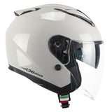  36A DNA MONO Jet Scooter Riding Helmet Grey