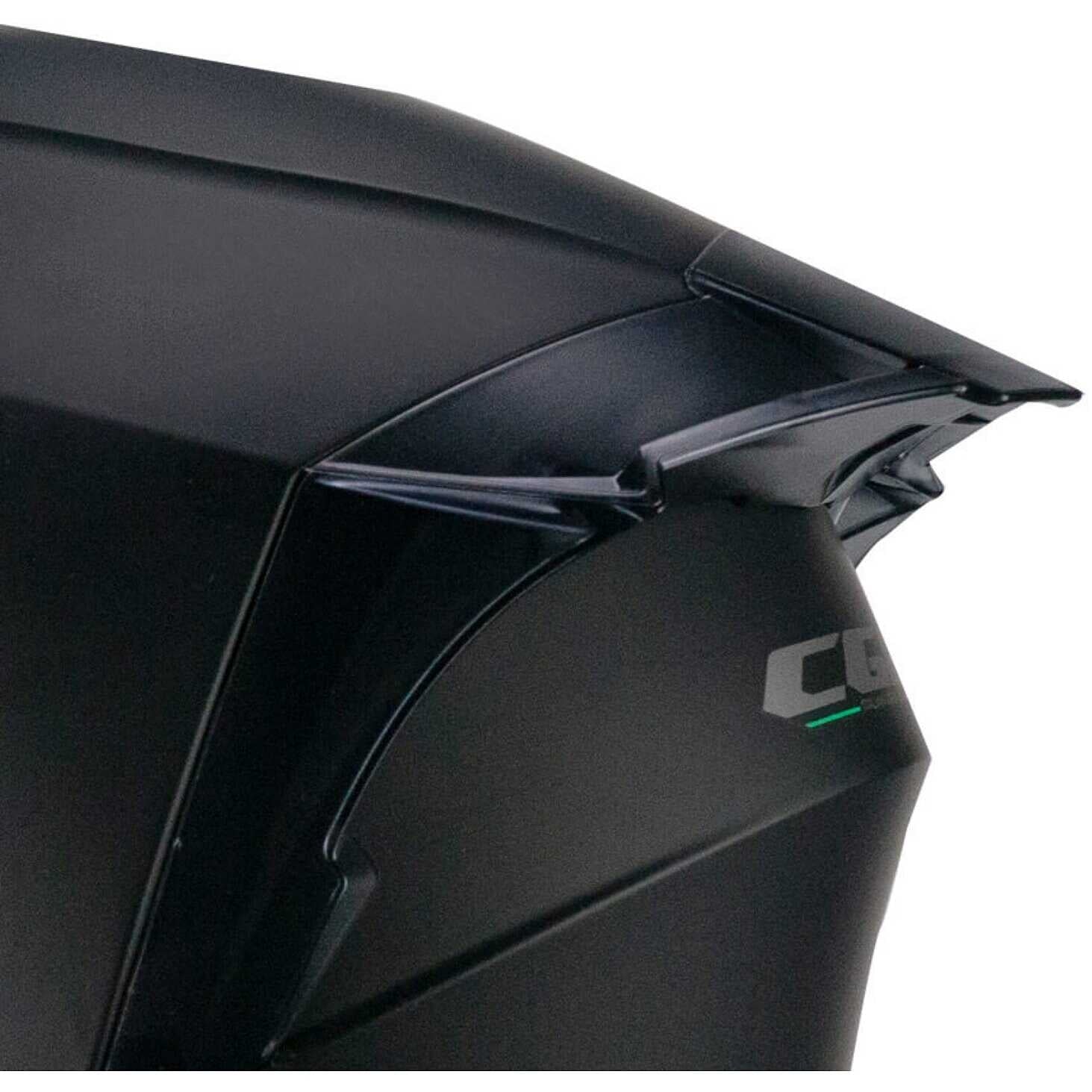 CGM 127A DEEP MONO ABATIBLES CASCO JET NERO OPACO