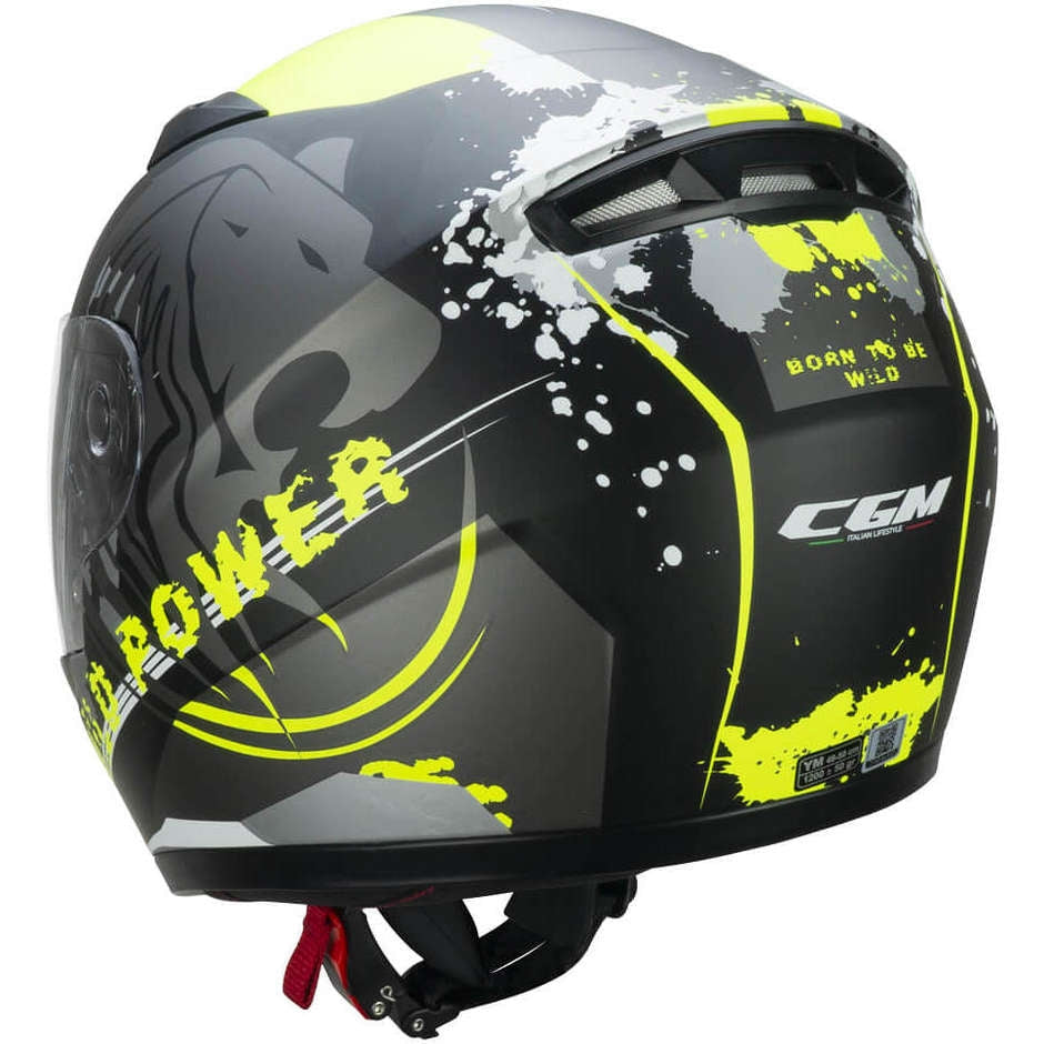  CGM - 265G LUCKY WILD Nero Giallo fluo opaque - SECURTEX MOTOR SL (t/a MaximoMoto)