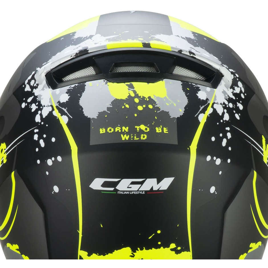  CGM - 265G LUCKY WILD Nero Giallo fluo opaque - SECURTEX MOTOR SL (t/a MaximoMoto)