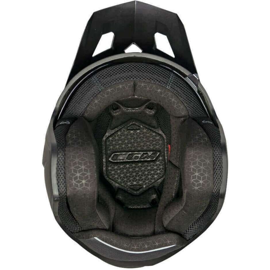 CGM 155X Rush Moto Jet Casco Amarillo Grafito fluo Mate