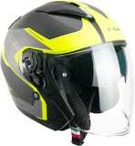  CGM - 136S DNA APACHE Grafite Giallo fluo opaque - SECURTEX MOTOR SL (t/a MaximoMoto)